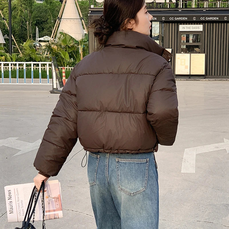 Winter Cropped Jackets For Women