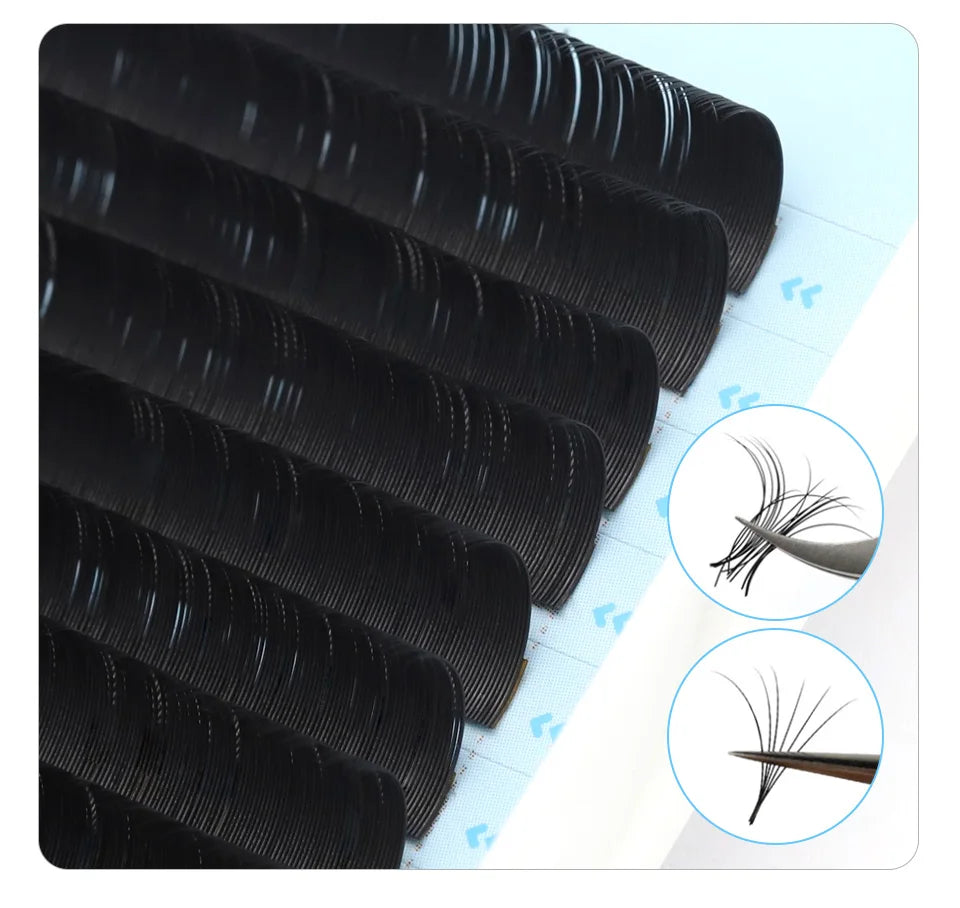 AGUUD Matte Black Eyelash Extension