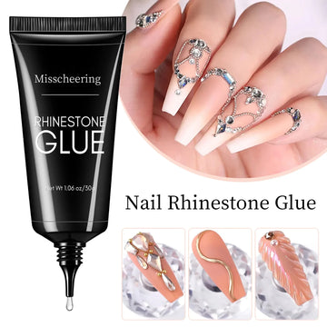 Nail Rhinestone Glue for Nails Super Strong Gel
