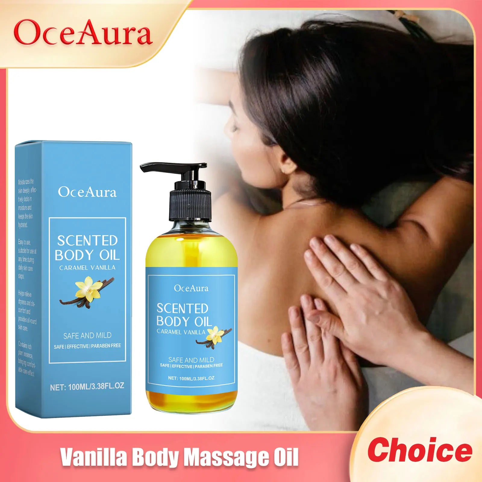 Vanilla Body Massage Oil