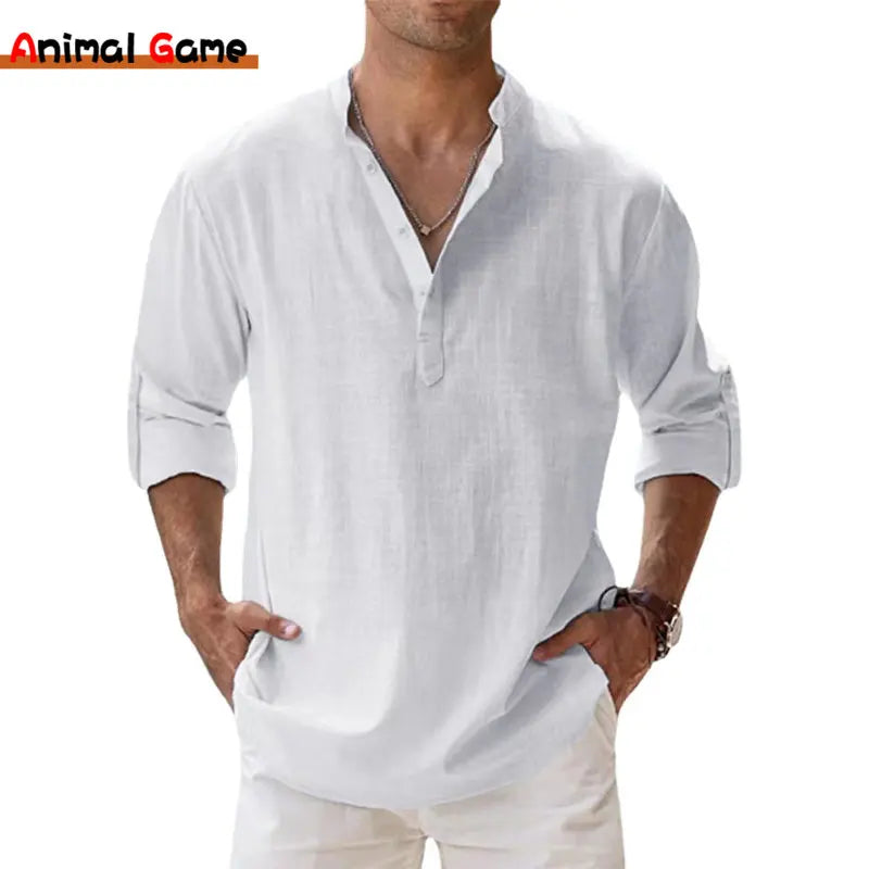 New Cotton Linen Shirts