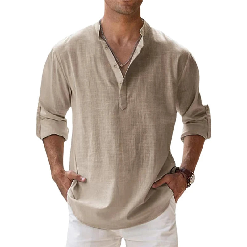 New Cotton Linen Shirts