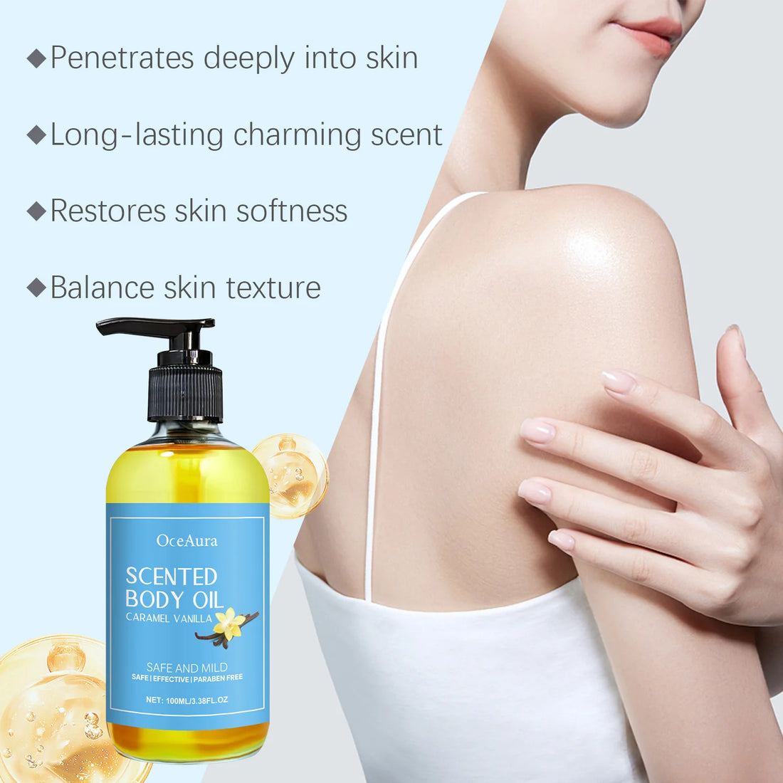 Vanilla Body Massage Oil
